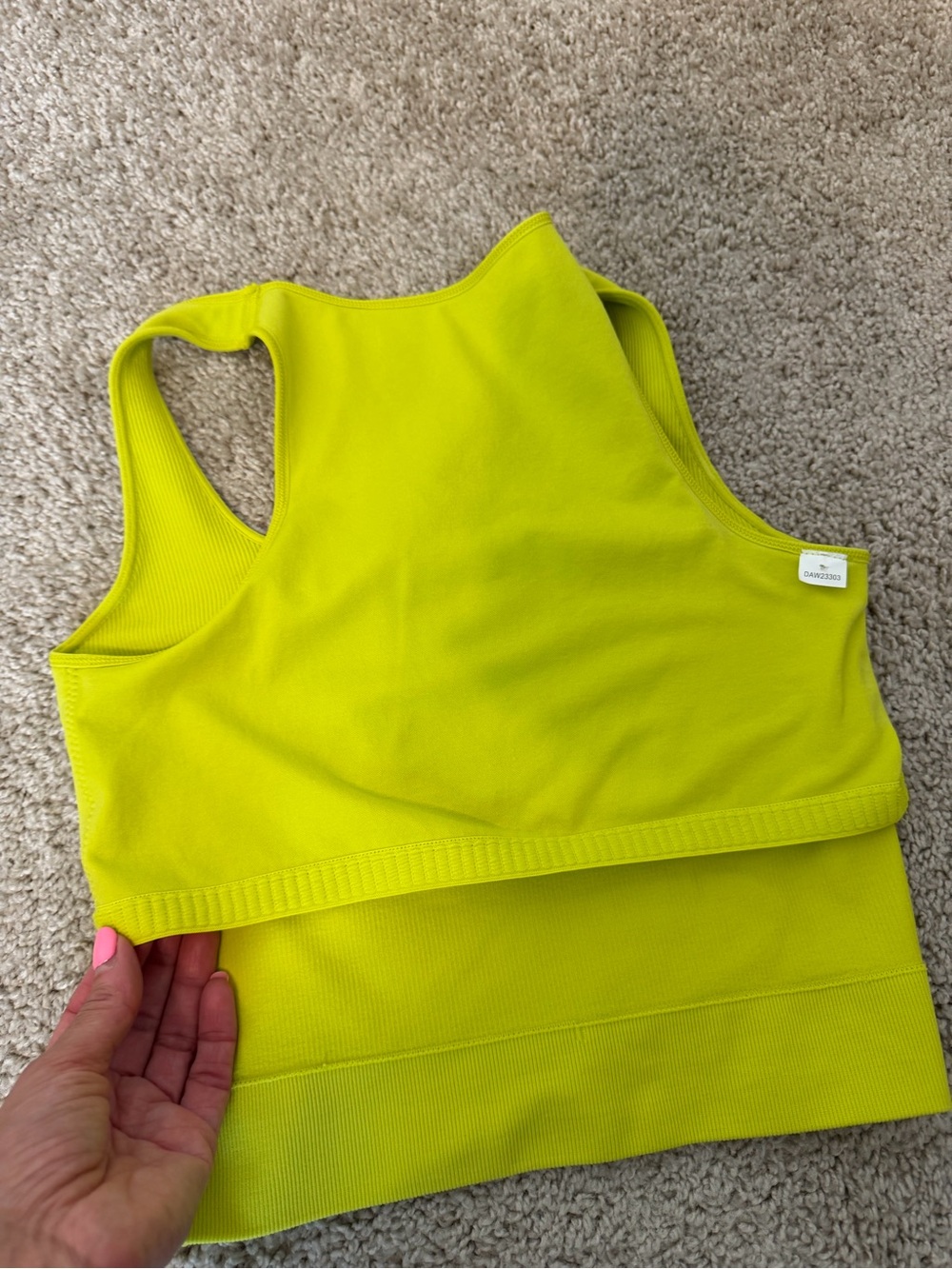 DSG Ribbed Tank Top, Small - Picture 6 of 6